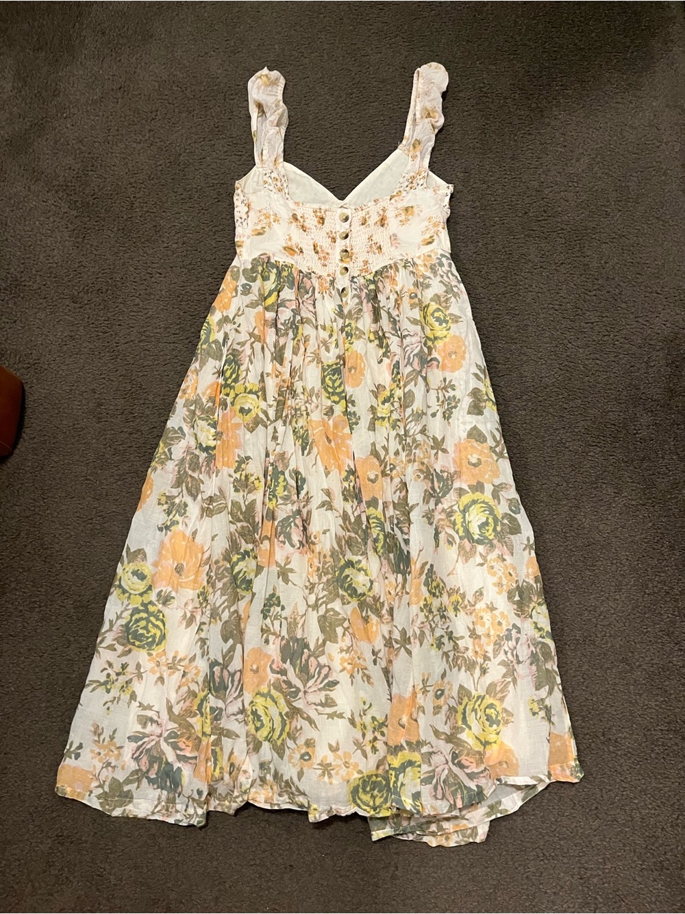 Free People Love You Floral Midi Dress - Picture 3 of 7